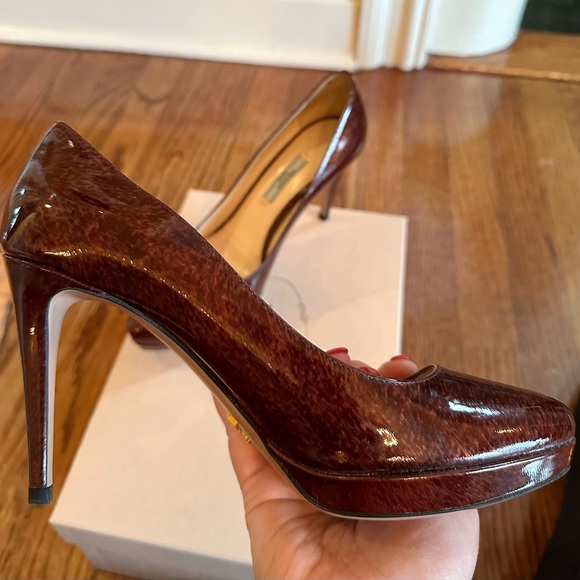 Prada Patent Leather Platform Heels - Picture 11 of 16